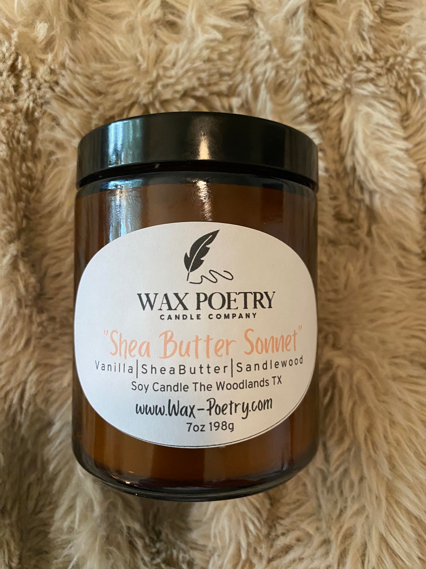 Shea Butter Sonnet - Jasmine, Berry, Sandalwood - Candle