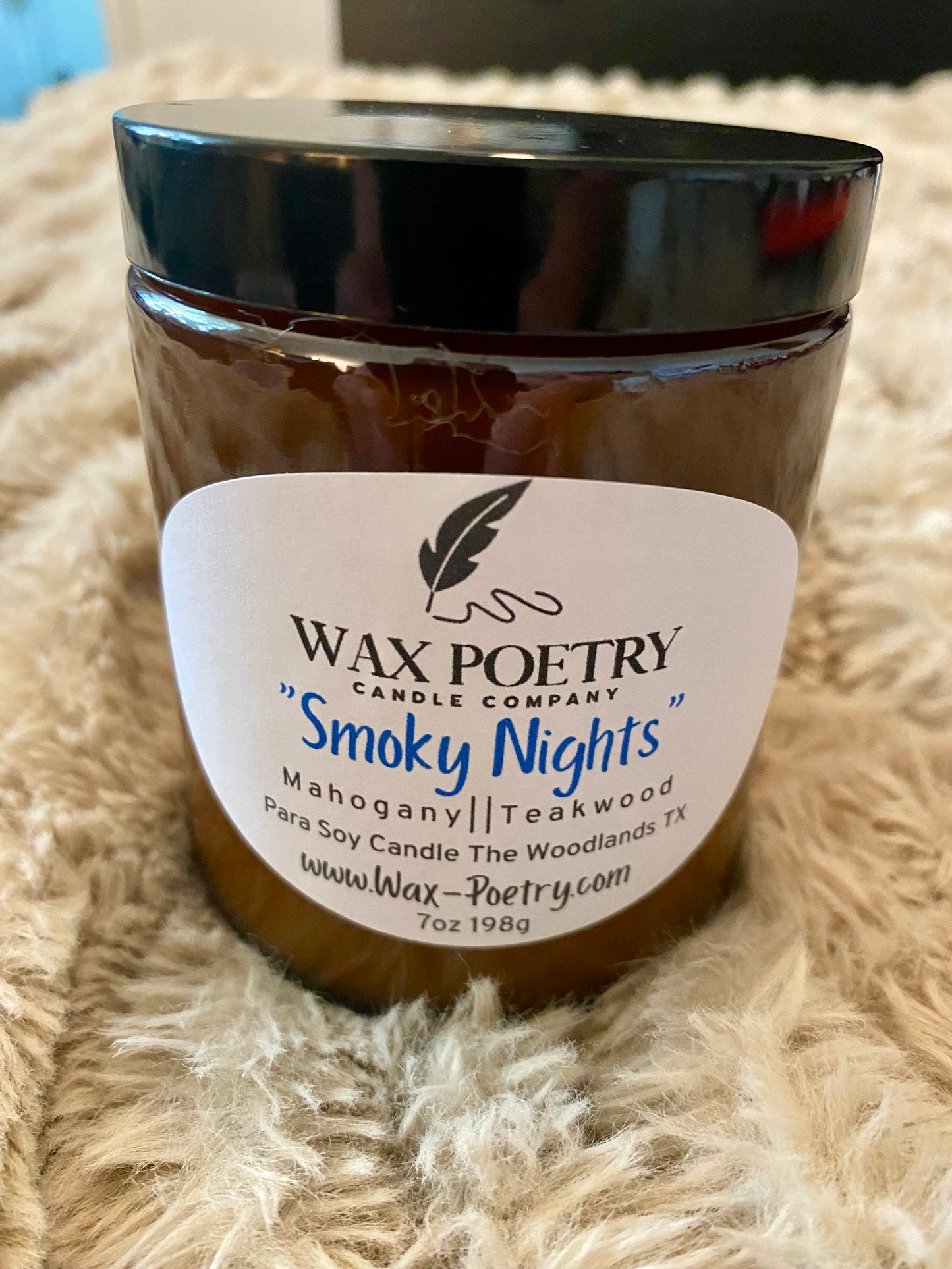 Smoky Nights - Mahogany, Teakwood, Lavender - Candle