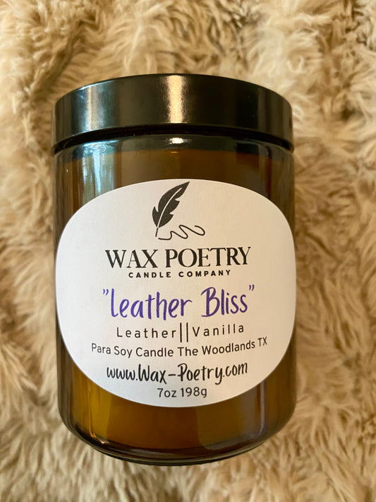 Leather Bliss - Leather, Vanilla Butter - Candle
